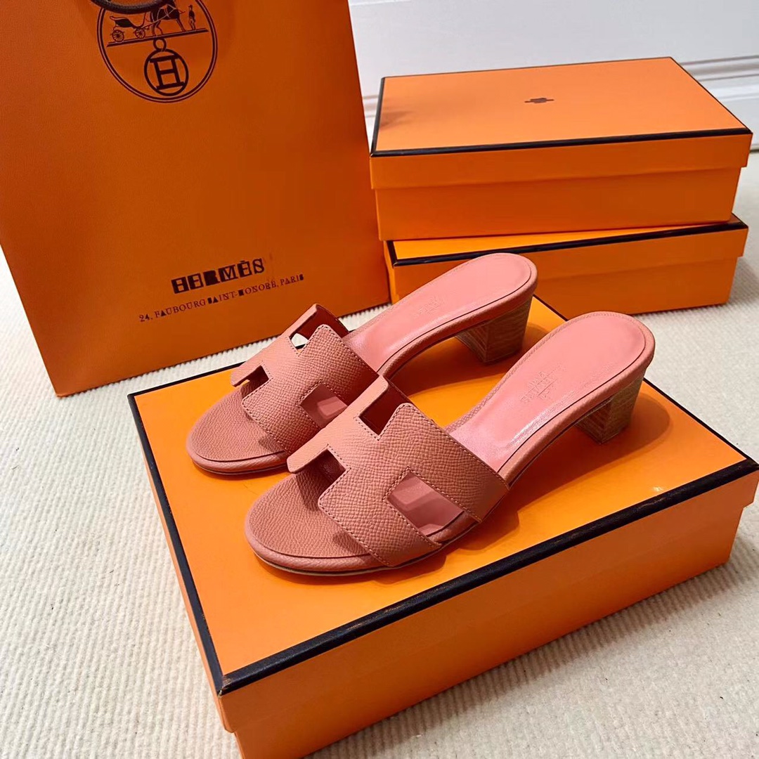 에르메스 올수공 오아시스 슬리퍼 샌들 앱송 36